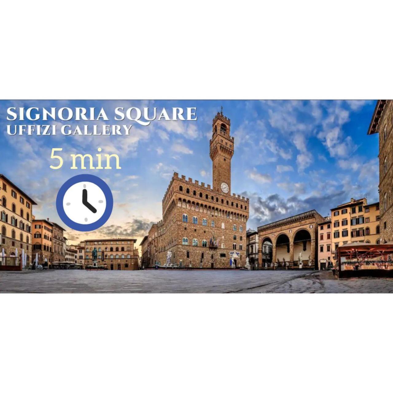 5 Min Dagli Uffizi Suite Wifi Confort Флоренция Екстериор снимка